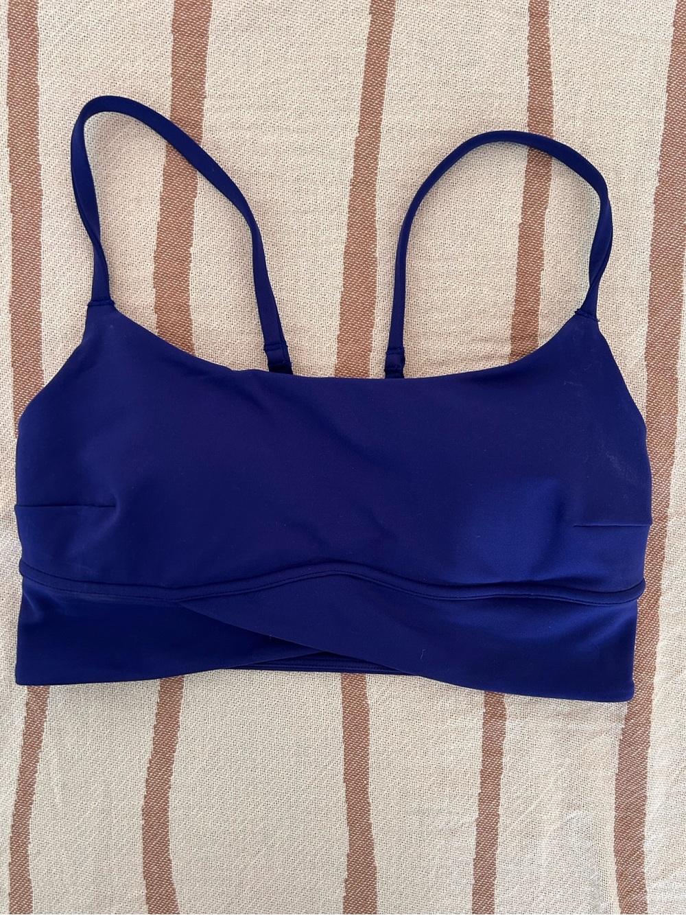 lululemon athletica Deep Blue Strappy Sports Bra